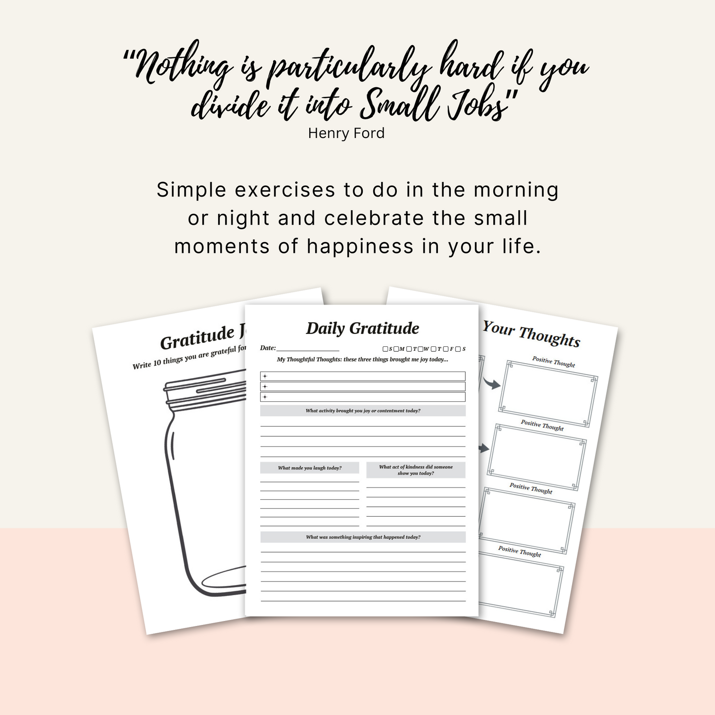 Digital Download: 30 Day Celtic " Do What Makes Your Soul Shine" Digital Gratitude Journal