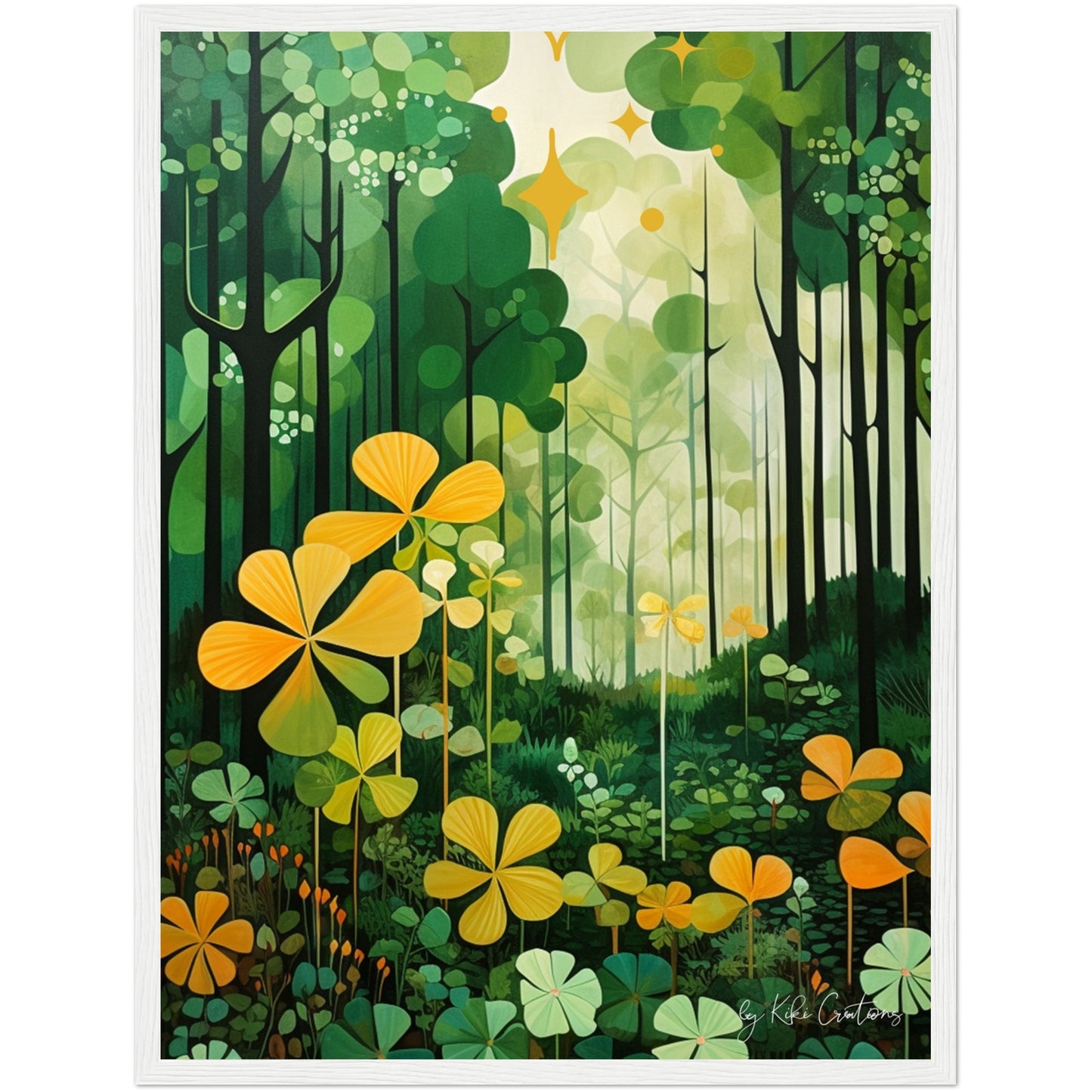 Framed: A Taste of Home. A Mid Century Art Inspired Irish Forest