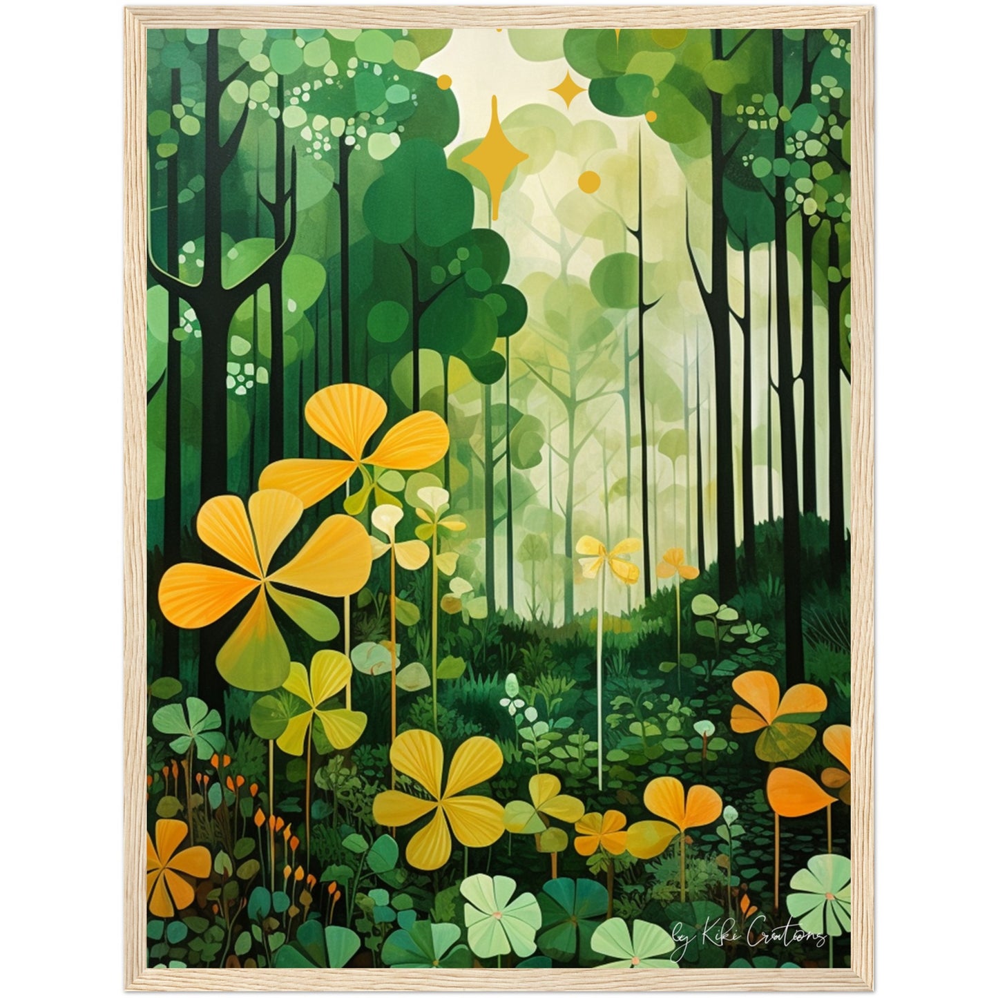 Framed: A Taste of Home. A Mid Century Art Inspired Irish Forest