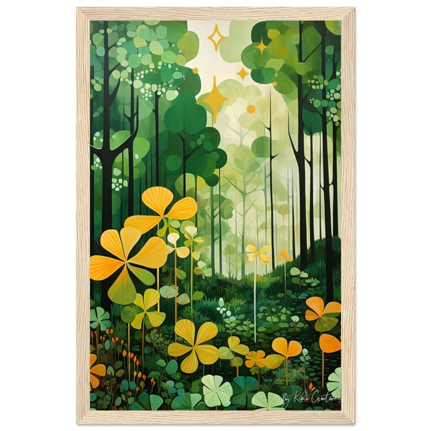 Framed: A Taste of Home. A Mid Century Art Inspired Irish Forest
