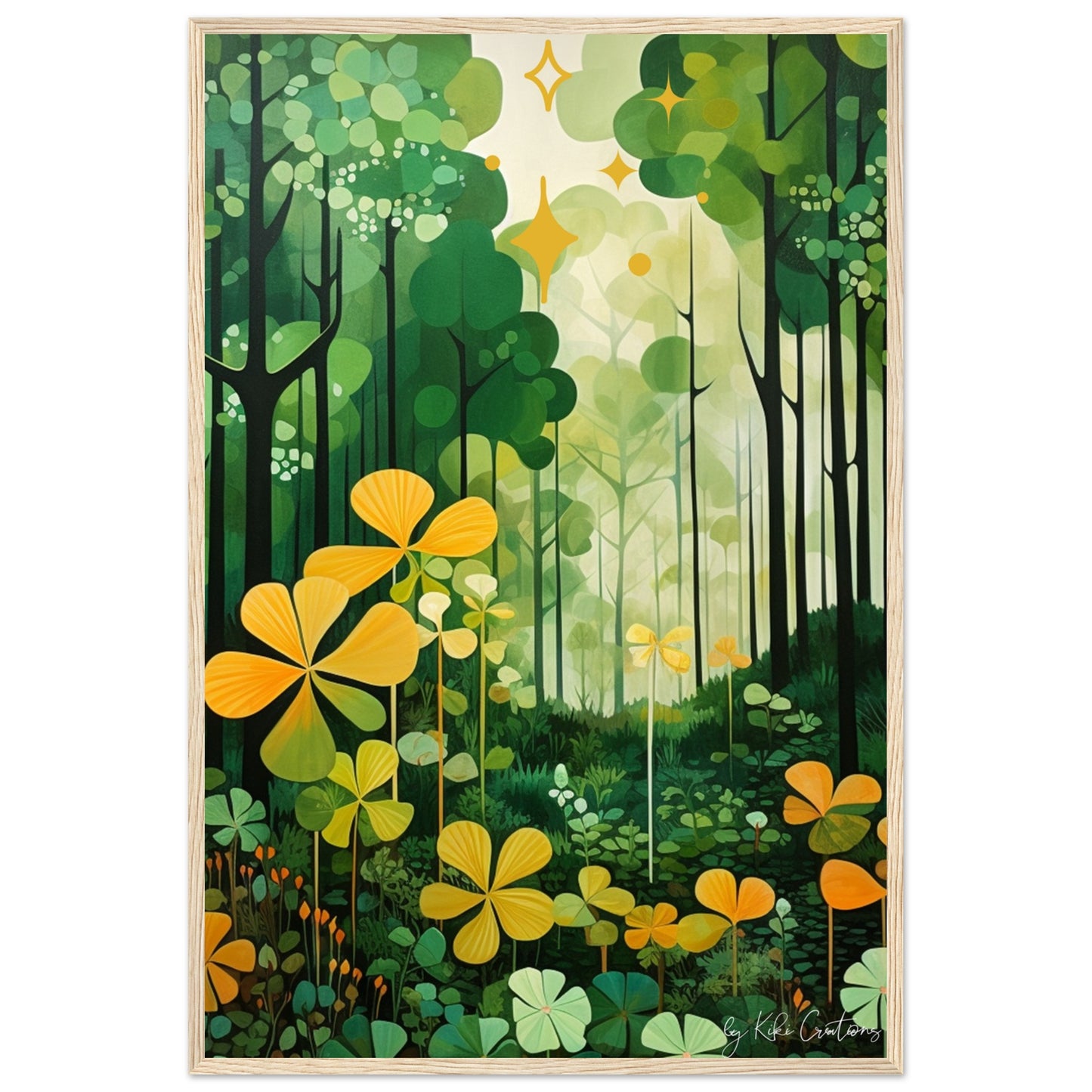 Framed: A Taste of Home. A Mid Century Art Inspired Irish Forest