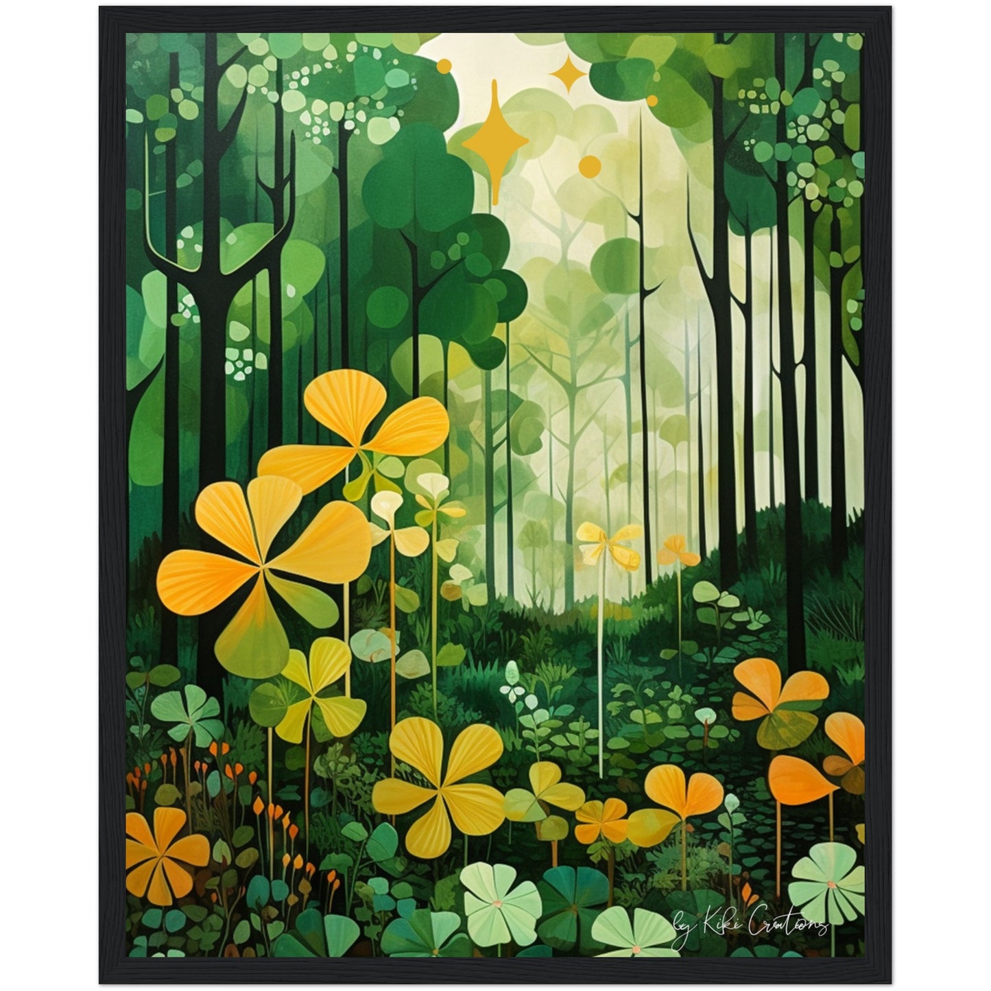 Framed: A Taste of Home. A Mid Century Art Inspired Irish Forest