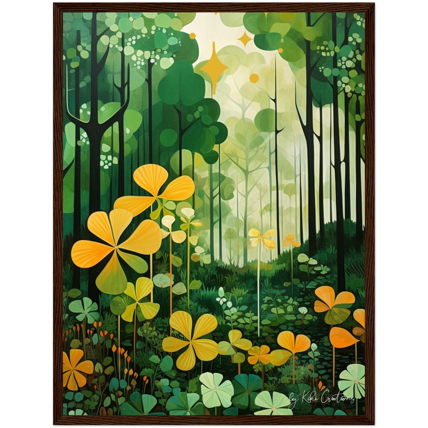 Framed: A Taste of Home. A Mid Century Art Inspired Irish Forest