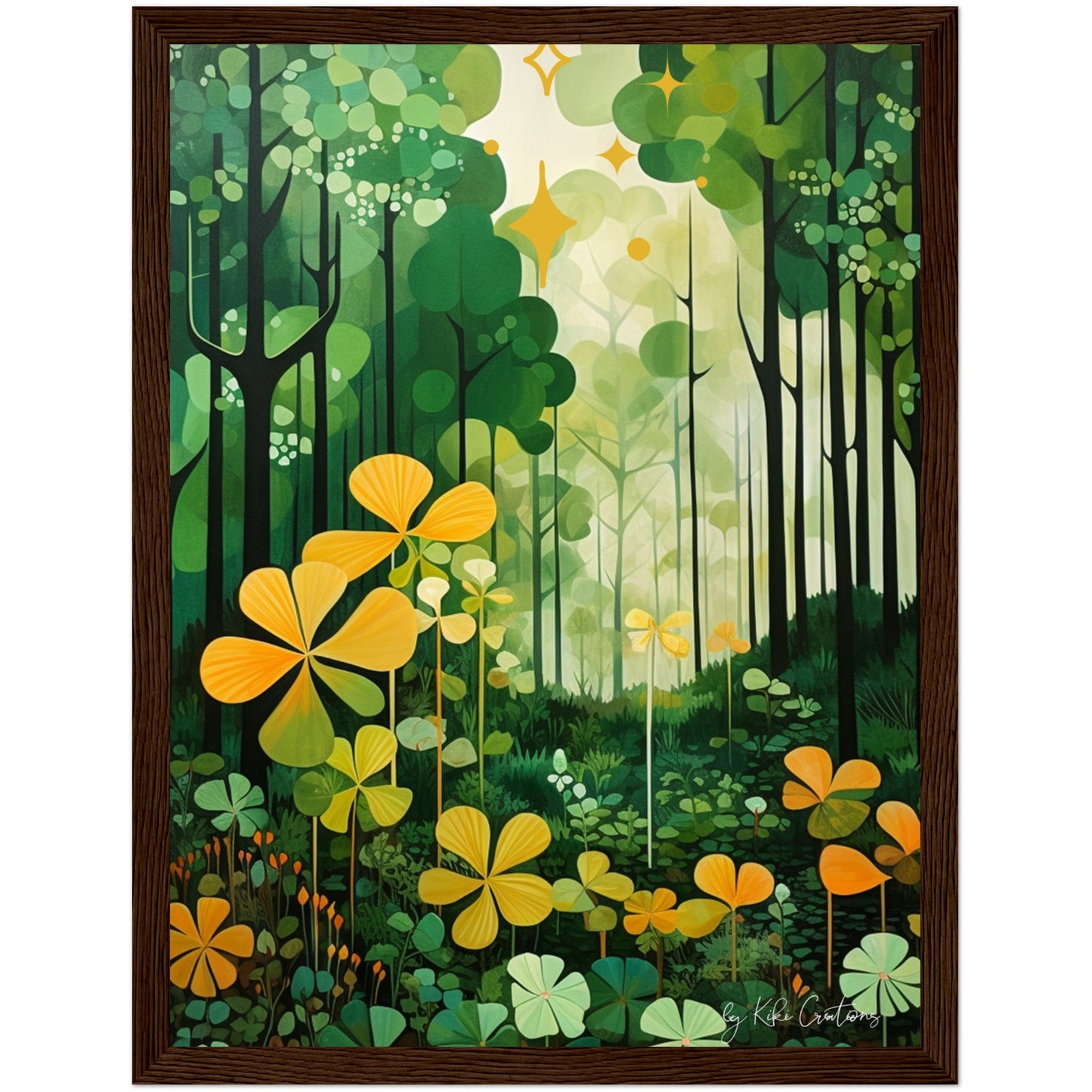 Framed: A Taste of Home. A Mid Century Art Inspired Irish Forest