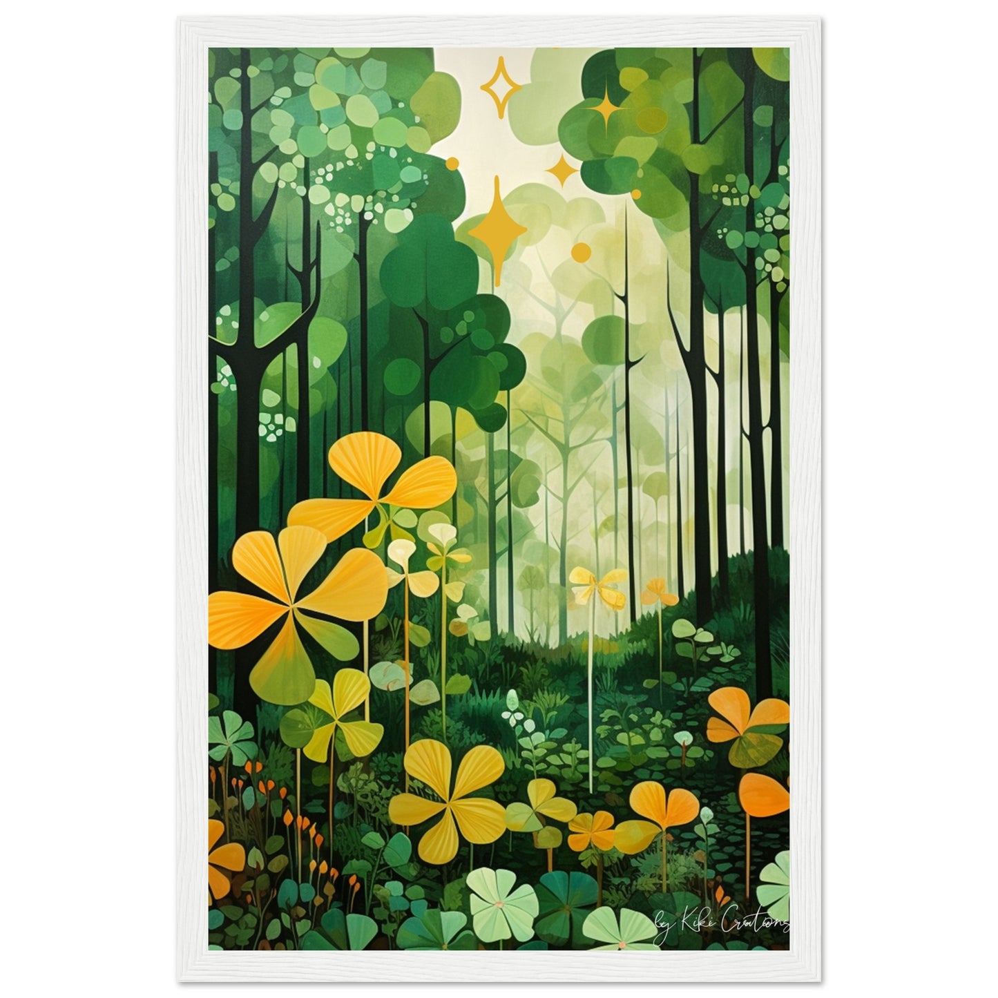 Framed: A Taste of Home. A Mid Century Art Inspired Irish Forest
