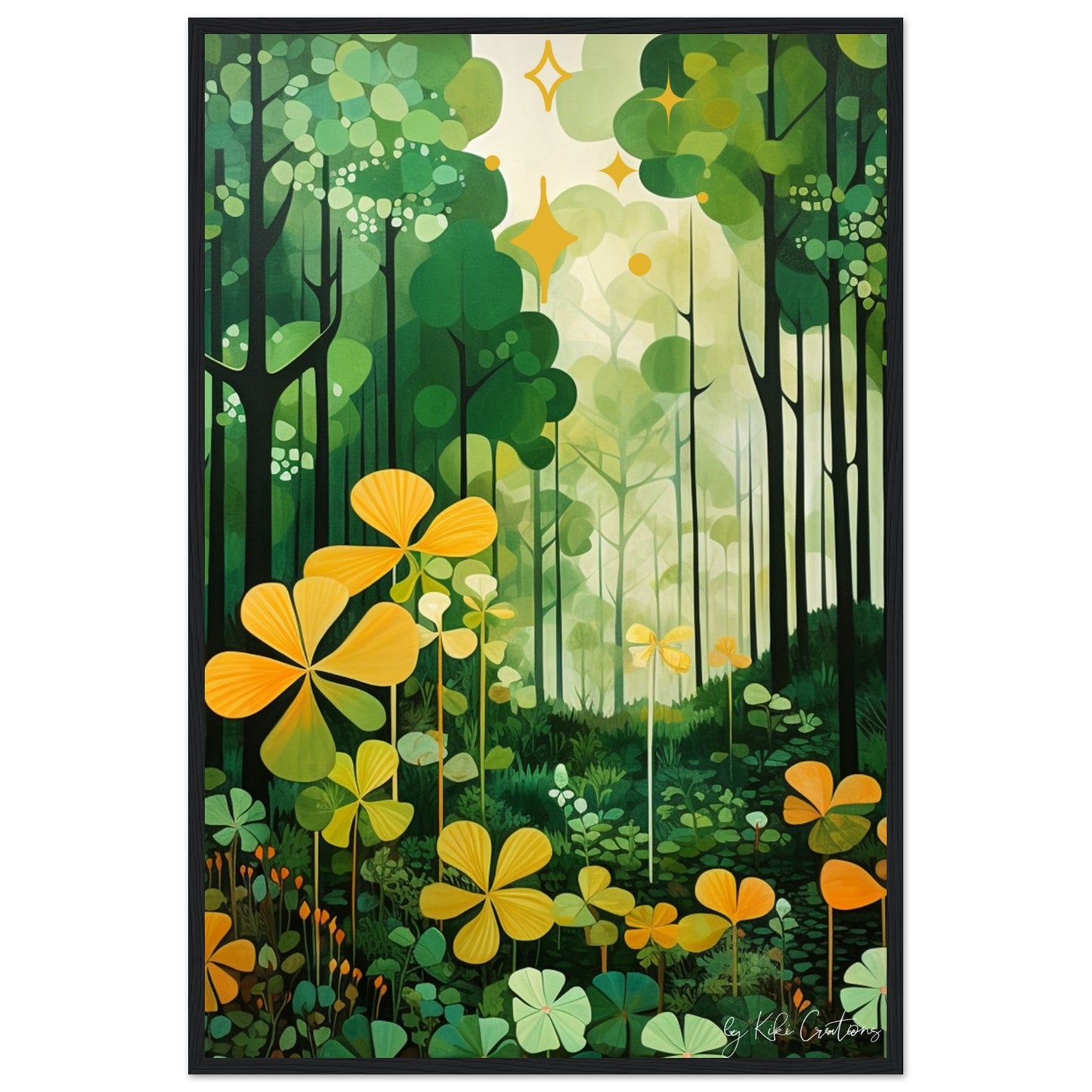 Framed: A Taste of Home. A Mid Century Art Inspired Irish Forest