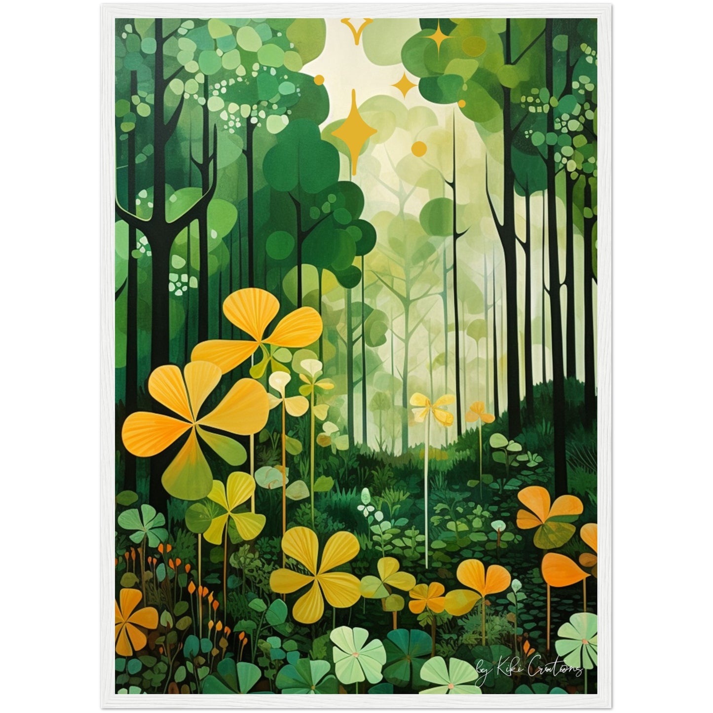 Framed: A Taste of Home. A Mid Century Art Inspired Irish Forest