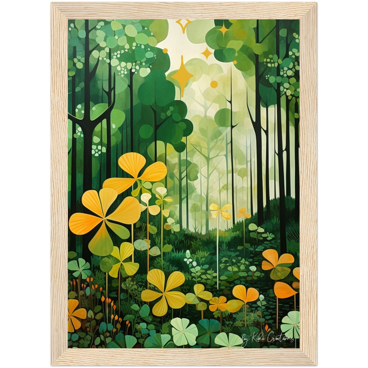 Framed: A Taste of Home. A Mid Century Art Inspired Irish Forest