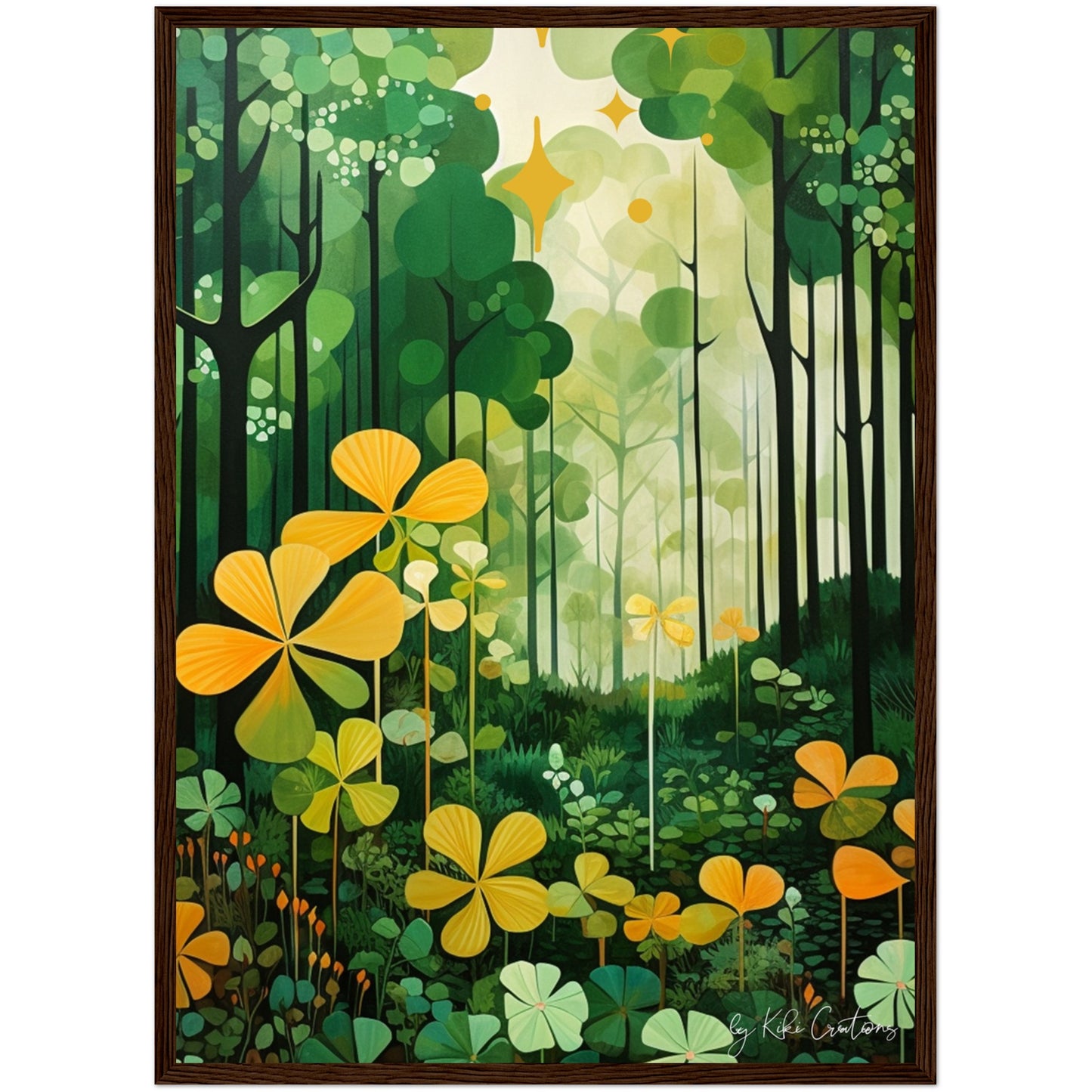 Framed: A Taste of Home. A Mid Century Art Inspired Irish Forest