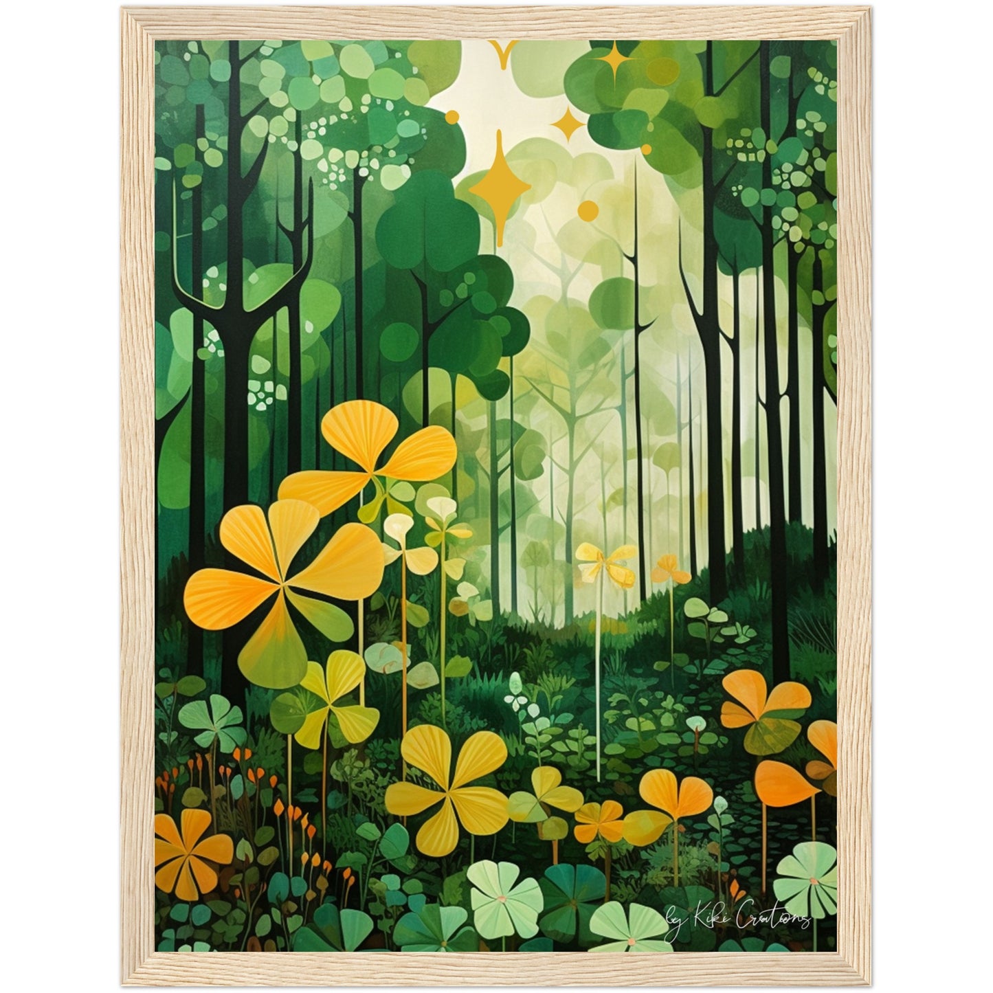 Framed: A Taste of Home. A Mid Century Art Inspired Irish Forest