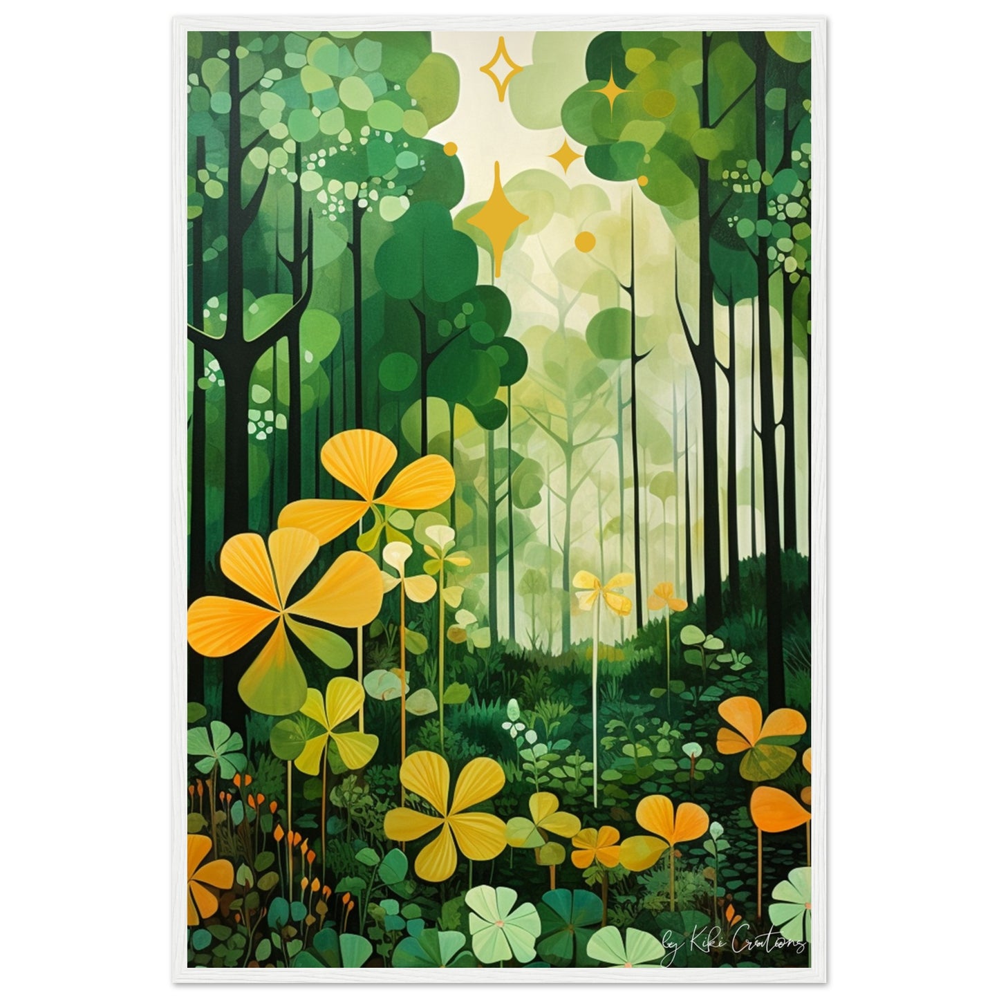 Framed: A Taste of Home. A Mid Century Art Inspired Irish Forest
