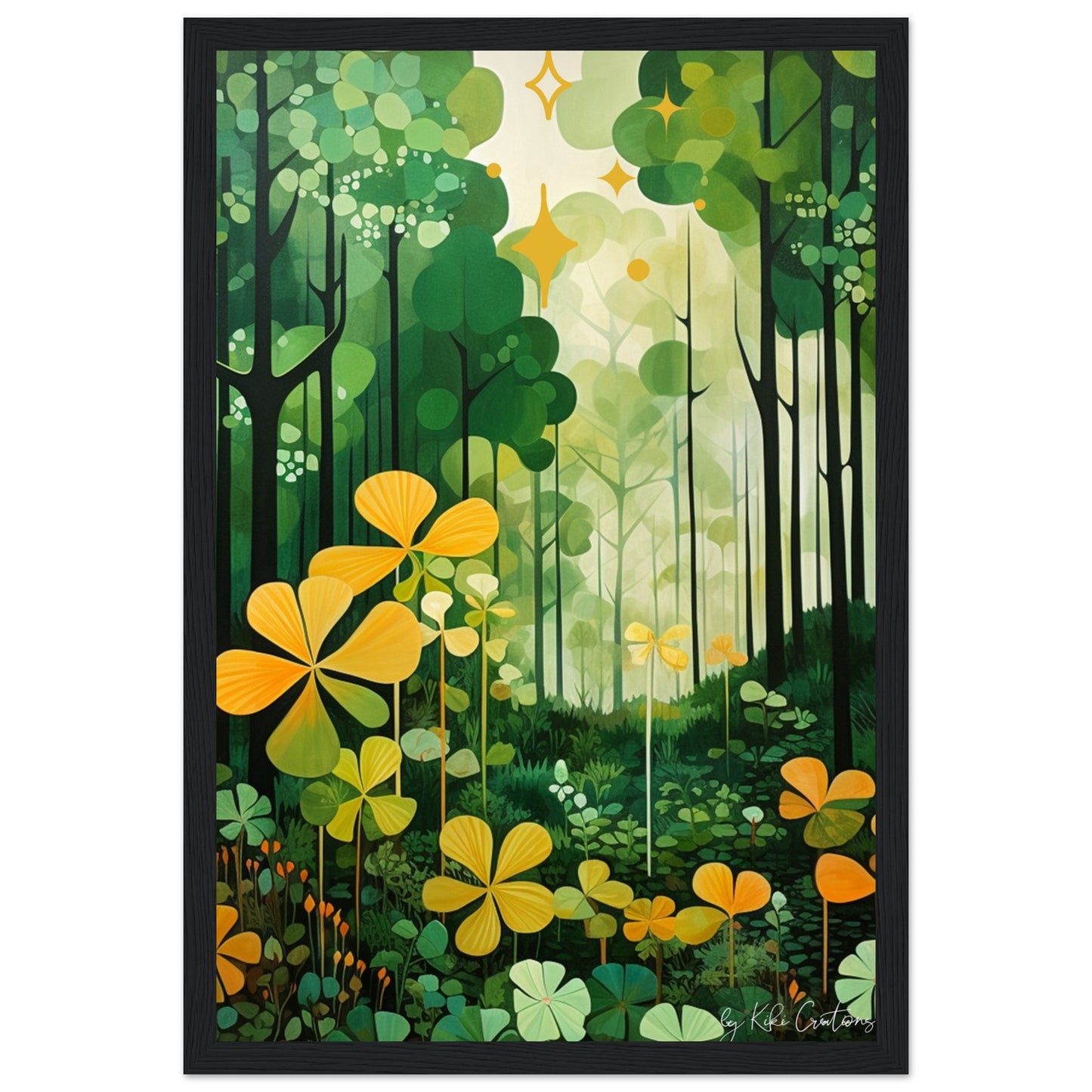 Framed: A Taste of Home. A Mid Century Art Inspired Irish Forest