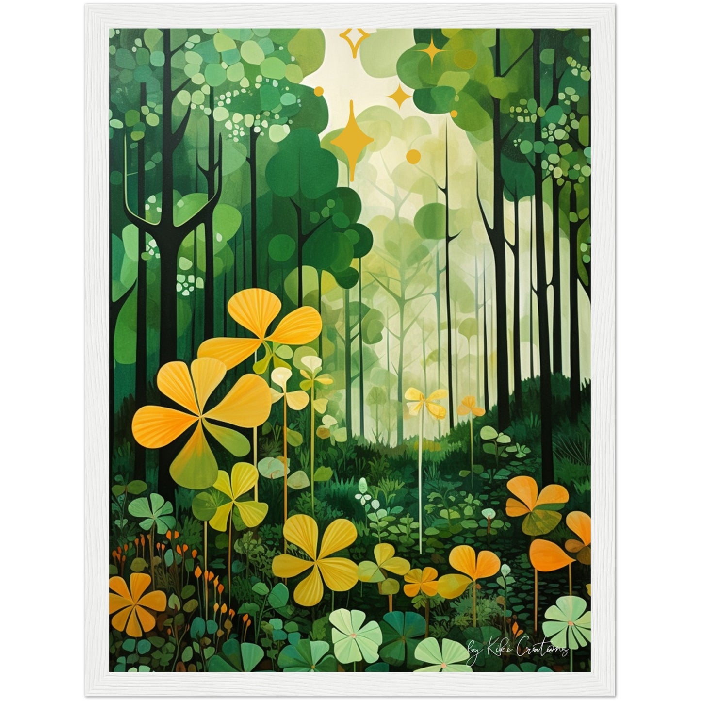 Framed: A Taste of Home. A Mid Century Art Inspired Irish Forest