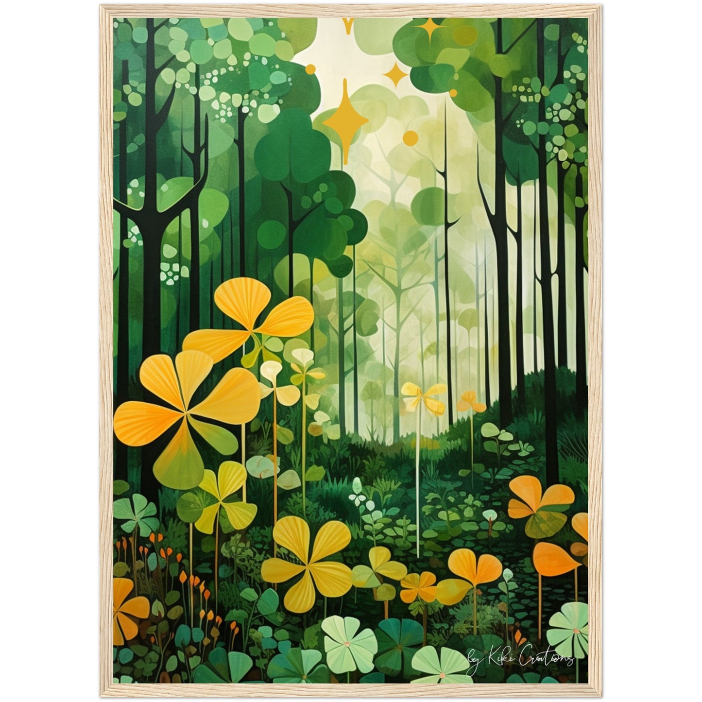 Framed: A Taste of Home. A Mid Century Art Inspired Irish Forest