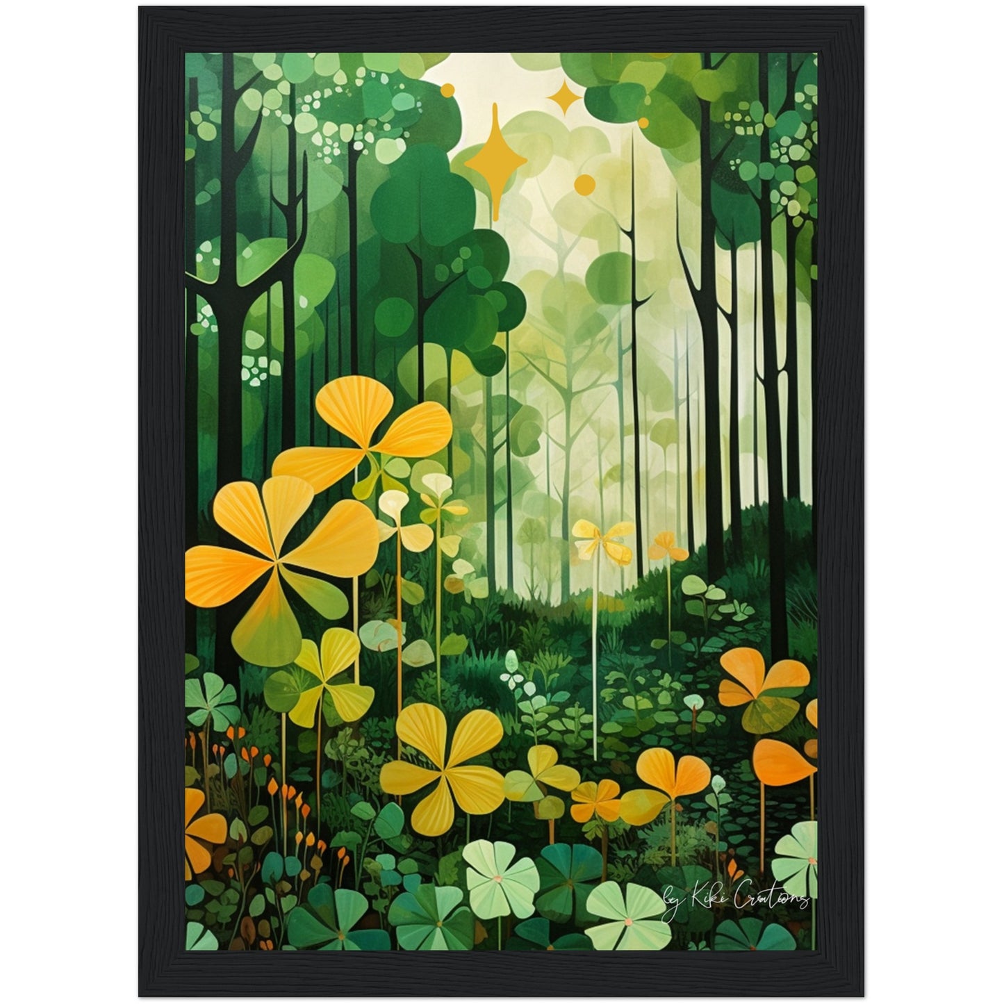 Framed: A Taste of Home. A Mid Century Art Inspired Irish Forest