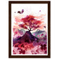 Framed: Harmony in Blossom: Shamrock and Sakura Framed Art.