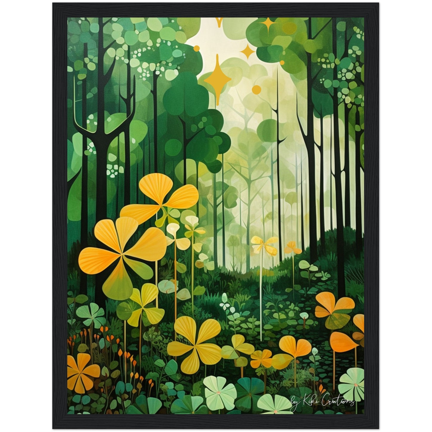 Framed: A Taste of Home. A Mid Century Art Inspired Irish Forest
