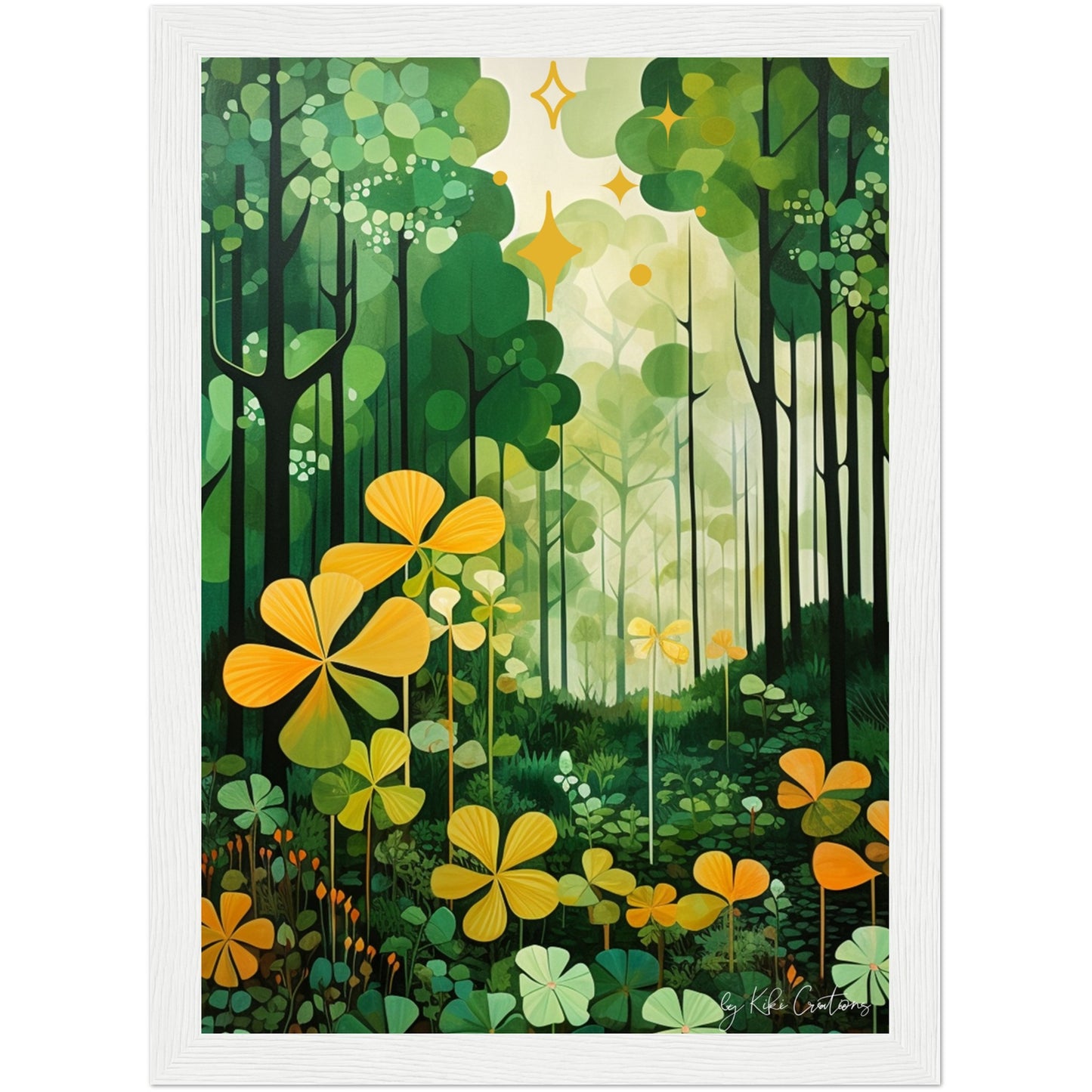 Framed: A Taste of Home. A Mid Century Art Inspired Irish Forest