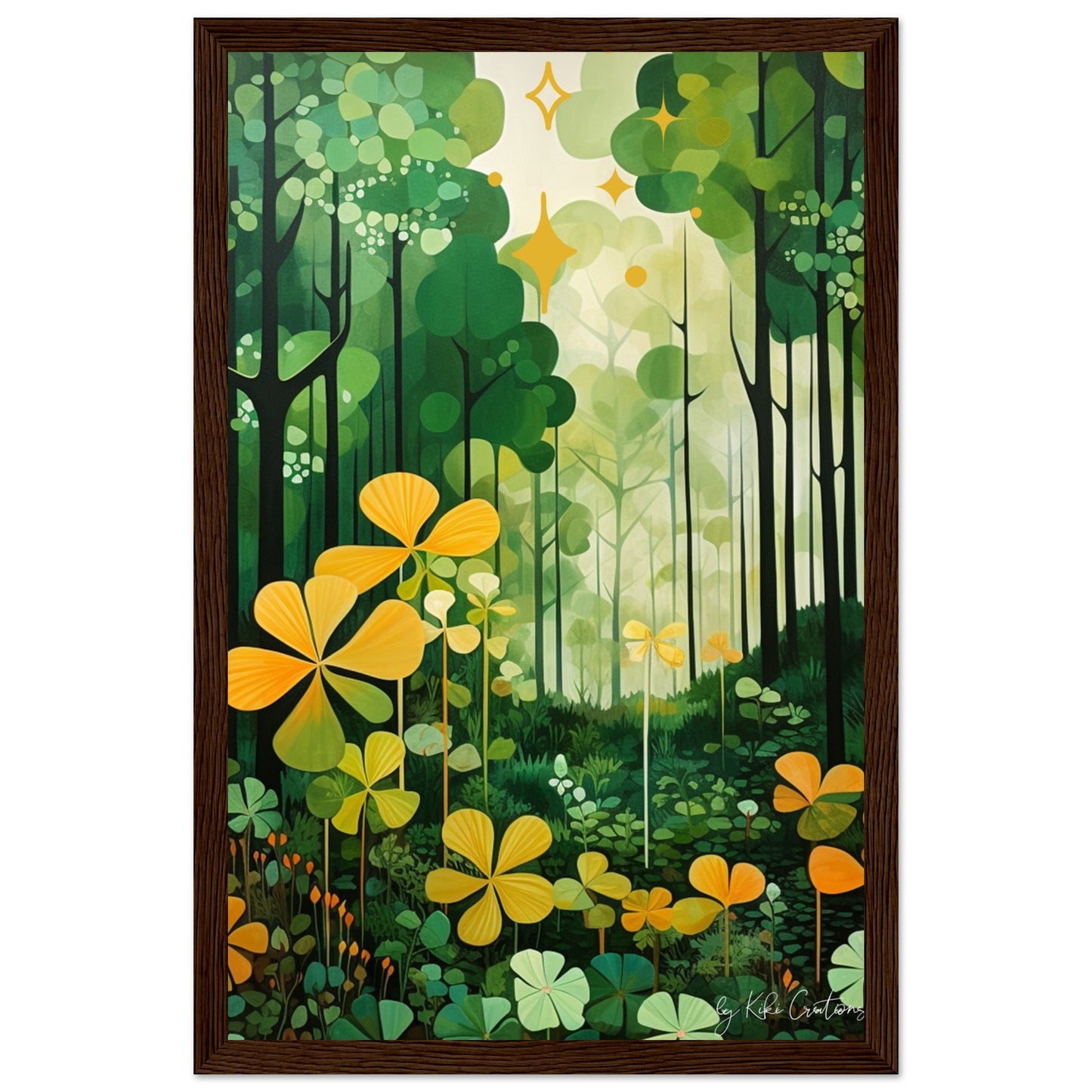 Framed: A Taste of Home. A Mid Century Art Inspired Irish Forest