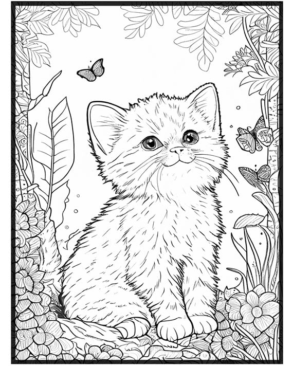 Enchanted Cats - Adult Colouring Book for Art Therapy, Mindfulness and Relaxation