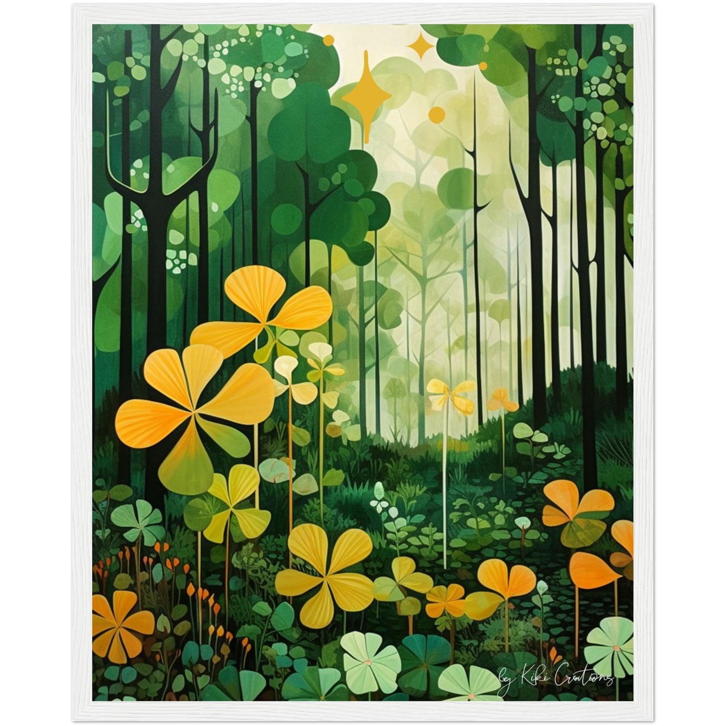 Framed: A Taste of Home. A Mid Century Art Inspired Irish Forest