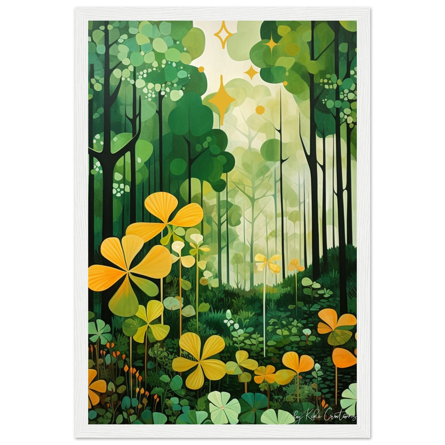 Framed: A Taste of Home. A Mid Century Art Inspired Irish Forest