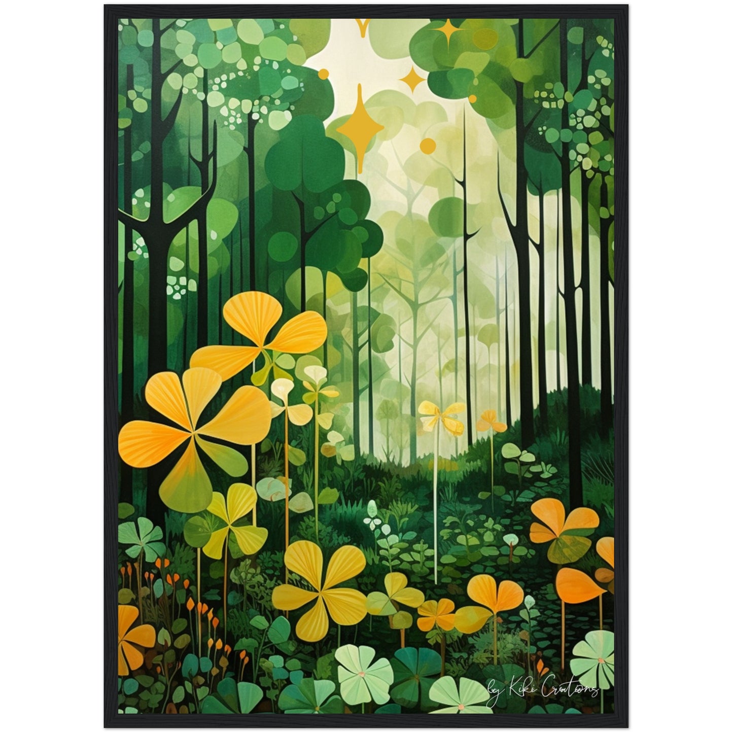 Framed: A Taste of Home. A Mid Century Art Inspired Irish Forest